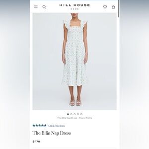Hill House Home The Ellie Nap Dress Pastel Trellis